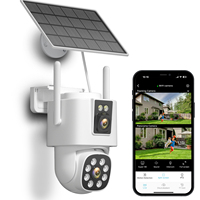 BESDER 4G SIM Solar Camera 8MP 4K Security PZT Outdoor IP Camera Built-in 12000mAh Battery AI Auto Detect Tracking ICSEE App