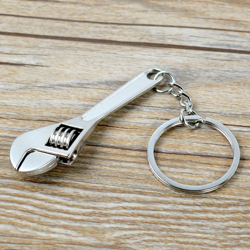 

Mini Tools Wrench Keychain Metal Car Key Ring High Quality Simulation Spanner Key Chain keyring Keyfob Jewelry Gift