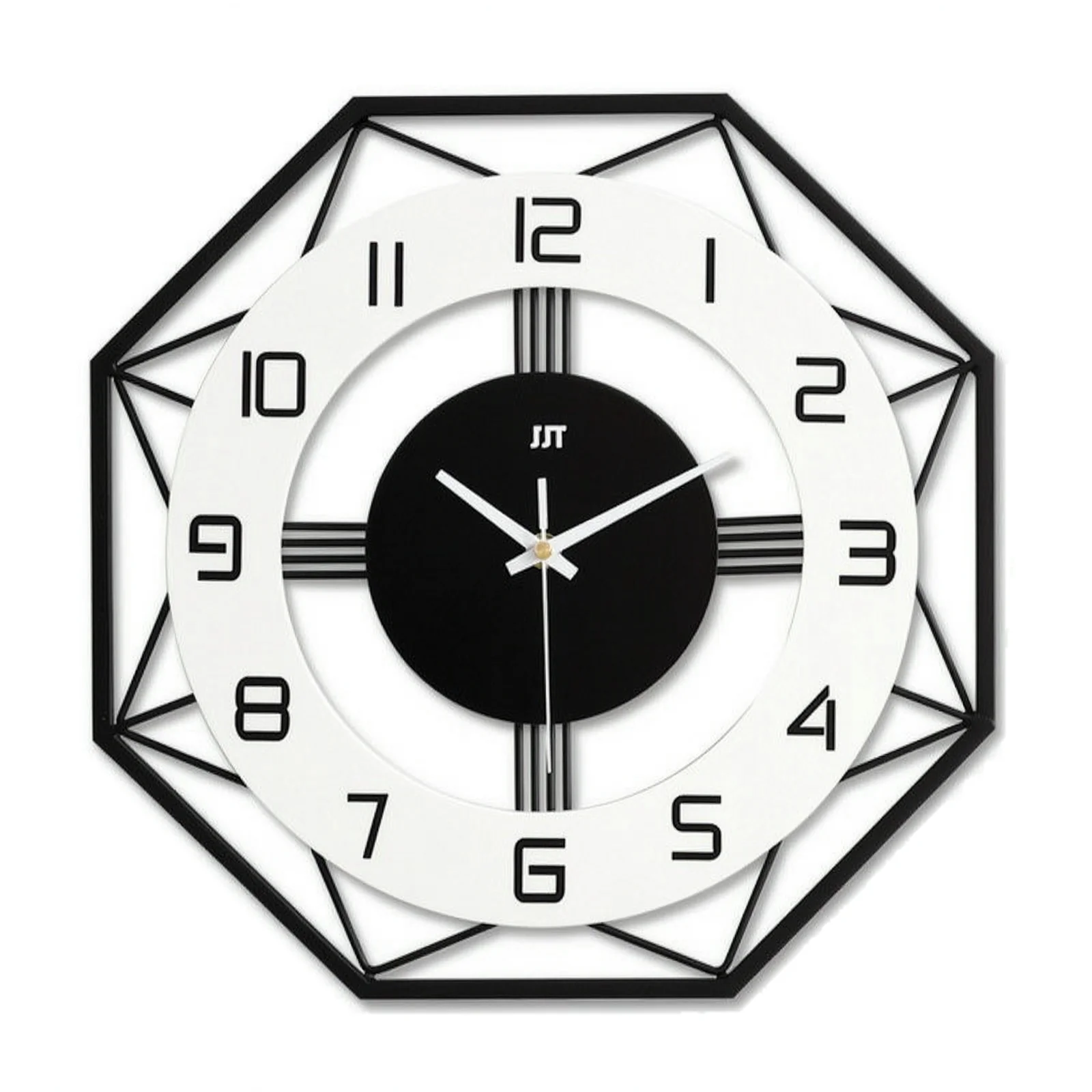 Unique Large Wall Clock Wall Clocks For Living Room Decor Sleek Modern With Quiet Not