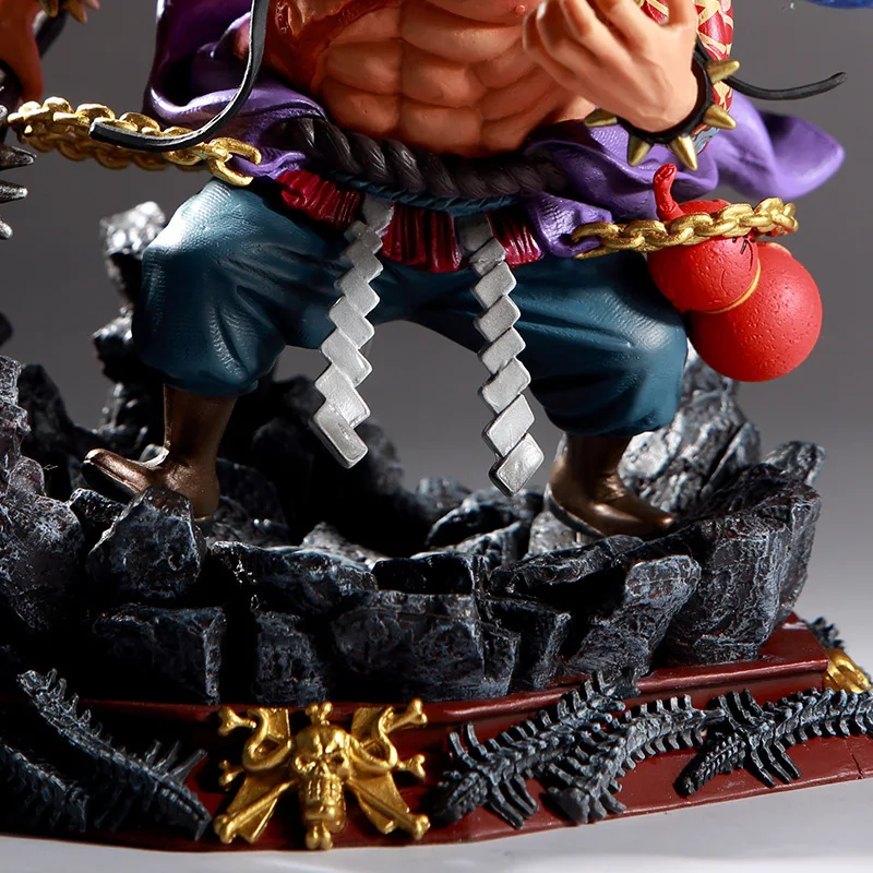 Serie de una pieza The Yonko Kaiduo, la criatura más fuerte del mundo, figuras de acción de juguete, decoración coleccionable, regalos de cumpleaños de Anime