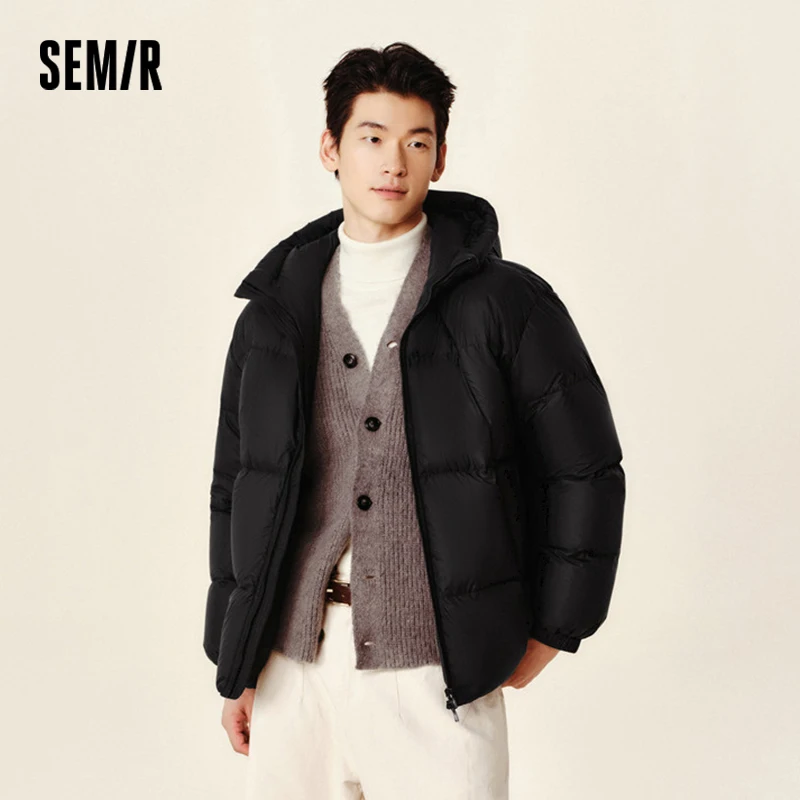 Semir-Chaqueta térmica con capucha para hombre, abrigo versátil de tres capas, Color sólido, invierno, 2024