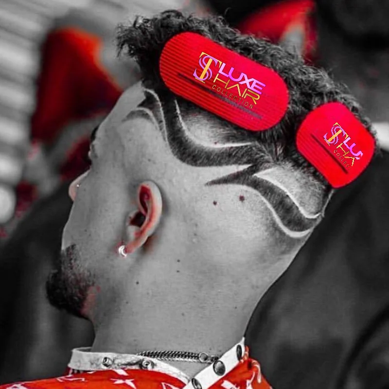 Must Have Barber Hair Grippers Customize Logo Hair Cutting Tools 60Pcs Short Pixue Cut Hair Velcro Wholesale Edge Holder