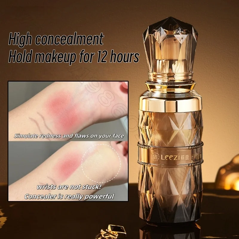 Concealer Makeup Foundation 30ml Thin and Non-stuck Powder Long-term Makeup Brightening Skin Tone and Cover Blemishes Foundation
