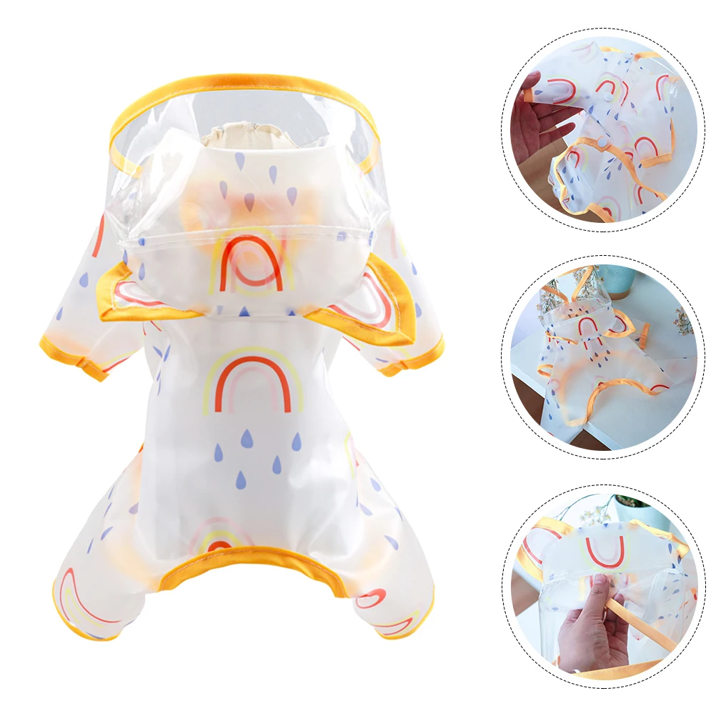 

Waterproof Raincoat Puppy Dogs for Small Pet Large Clothes Raincoats