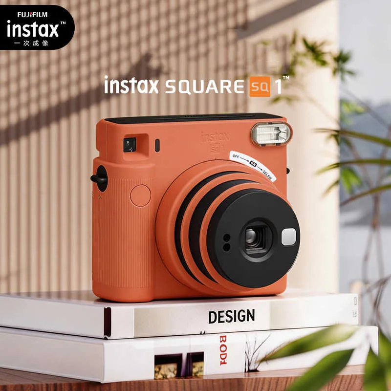 Cámara de Fotos Instantánea Fujifilm SQUARE SQ1 Original, Cámara de Película Instantánea a Color Instax Mini, Cámara Fujifilm Instant Print Square