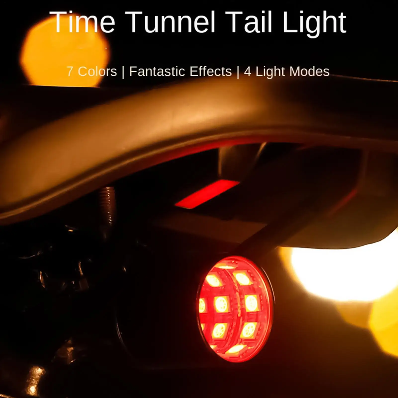 Bike Tail Light Rechargeable 5-Modes Taillight Bike Tail Light Rechargeable for Night Riding Road Mountain Men Women Cycling