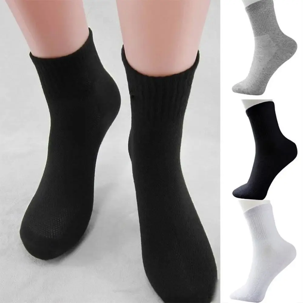 5Pairs Practice Hot Sale Autumn Winter for Football Basketball Soft Cotton Sport Socks Men Socks Clothing Accessories Gift