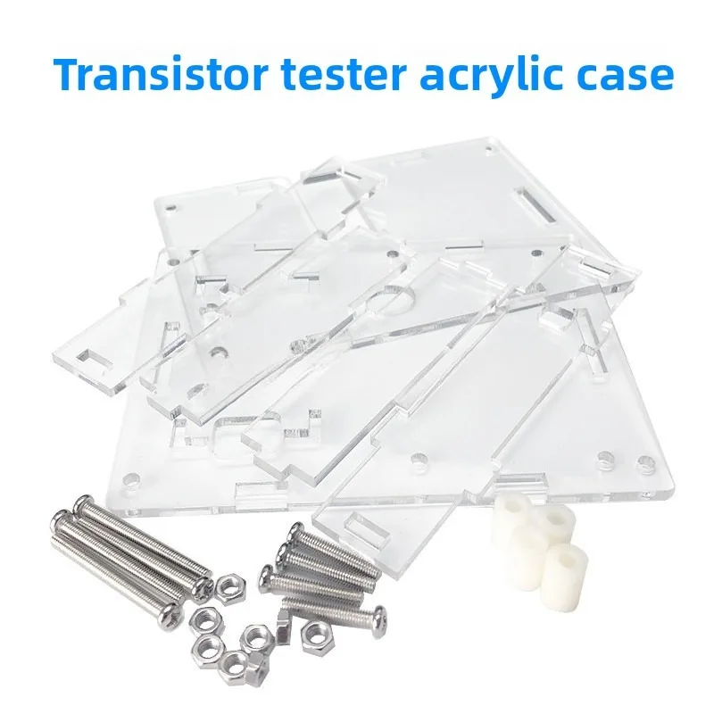 LCR-T4 Graphical Transistor Tester with PCB Case ESR Meter for Diode Triode Capacitor Resistor Inductor Testing