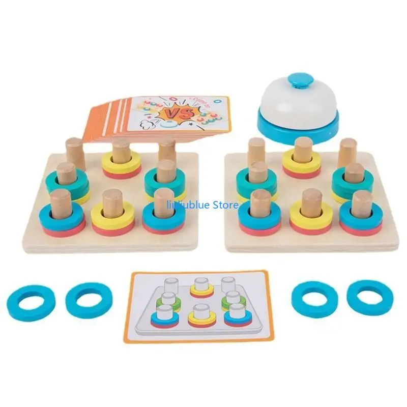 Sensory Toy Color Sorter Puzzle Board Kids IQ Game Reaction Training 62CF
