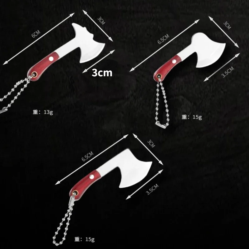 EDC Mini topór nóż do cięcia praktyczny prezent brelok wisiorek przenośny nóż kuchenny kieszonkowa zawieszka do kolekcji prezentów
