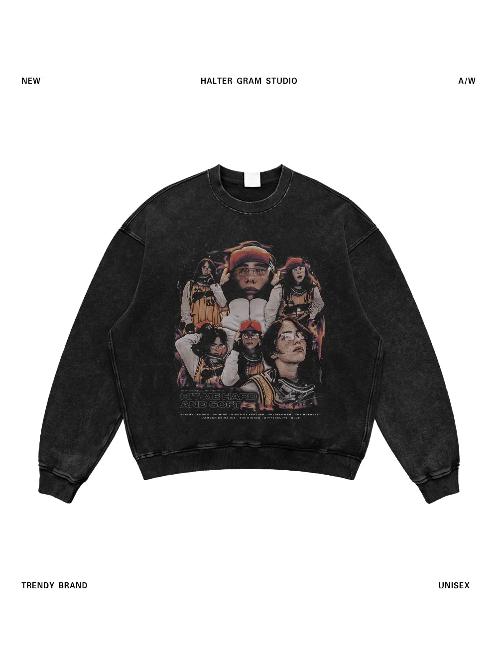 

Винтажное американское худи Waed в стиле стритвир, высококачественный хлопковый свитшот с длинными рукавами и круглым вырезом в стиле хип-хоп