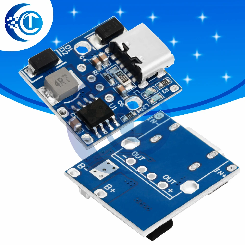 3.7V to 6V Boost Converter 4x AA Li-ion Battery Pack with Overcharge Overdischarge Protection