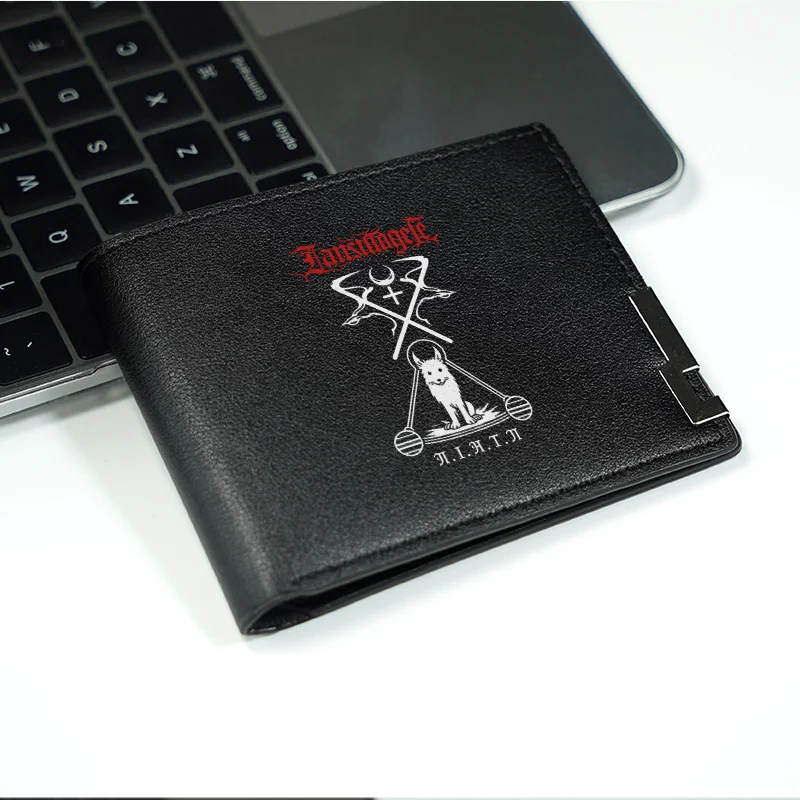 Zausithogefl 상징적 디자인 PU 가죽 지갑 미니멀리스트 비즈니스 스타일 남성용 컴팩트 지갑 내구성 경량 일상용