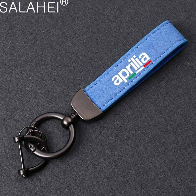 Motorcycle Keychain Suede Keyring Key Chains Lanyard Gifts Key Chain For Aprilia RSV4 RS660 Tuono 660 RSV1000/R Caponord 1200