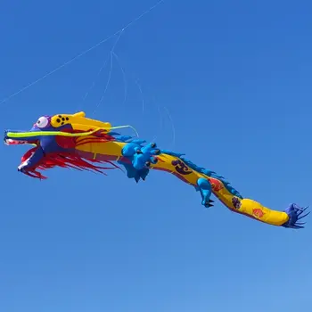 9公里15米龍形風箏線洗衣吊墜軟充氣表演風箏,適用於風箏節,採用防撕裂尼龍布料,附收納袋 10 最佳銷售 龍風箏 - №3