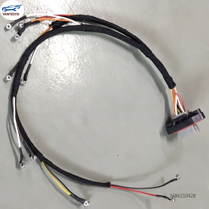 

For Excavator CAT 345C / 345d 349d C13 EFI Engine Injector Harness 372-4548