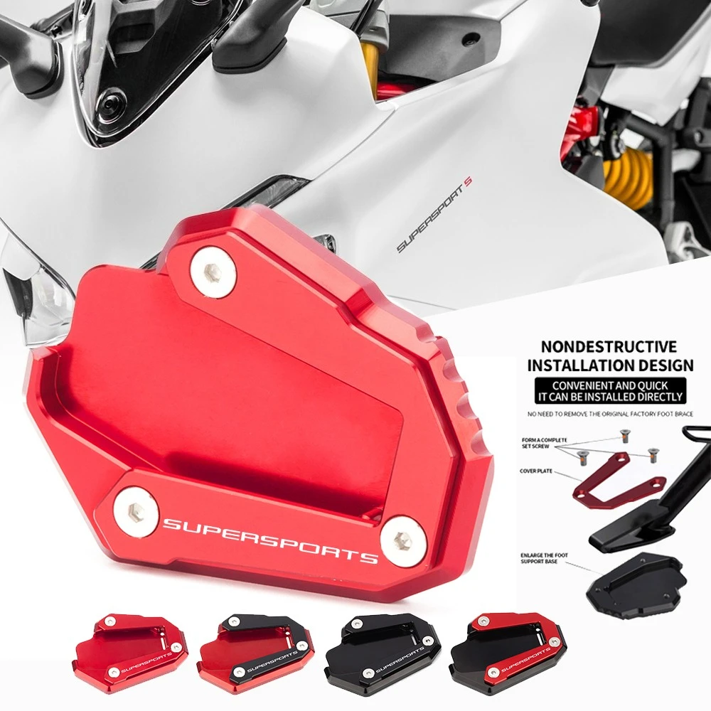 

Supersports Side Stand Enlarge Kickstand For Ducati Super Sport S Supersport 950 Motorcycle Accessories Sidestand Foot Enlarger