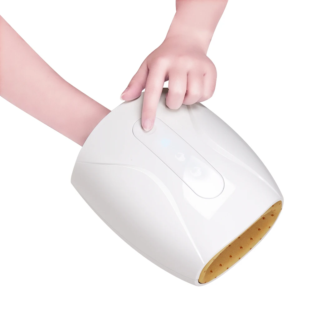 Smart Library Cordless 3 Levels Hand Massage Pressure Point Heat And Compression Hand Massager