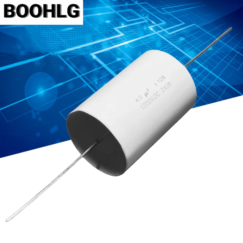 

1PCS 4UF 1200V 4.0UF 1200VDC 405 Polypropylene High Voltage Film Capacitor Non Inductive and Non Polarized
