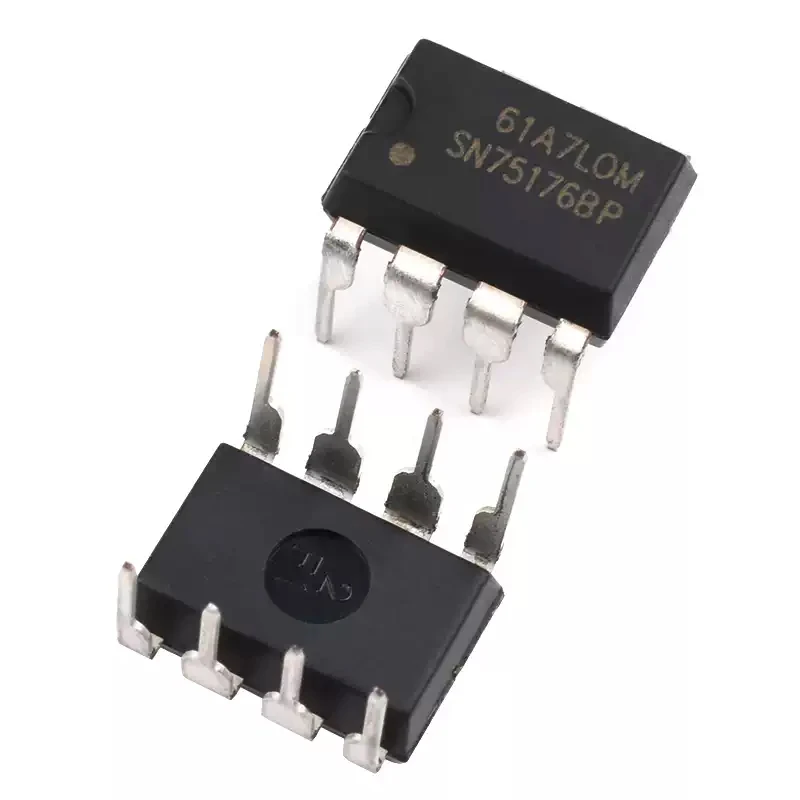 5 PCS SN75176BP SN75176 transceptor de ônibus diferencial/receptor chip driver plug-in DIP-8