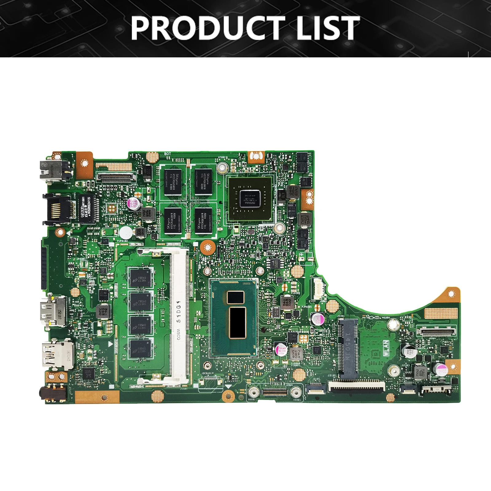 TP500LN Mainboard For ASUS TP500LA TP500LD TP500L J500L TP500LB Laptop Motherboard CPU I3 I5 I7 4th Gen 4G RAM GT840M