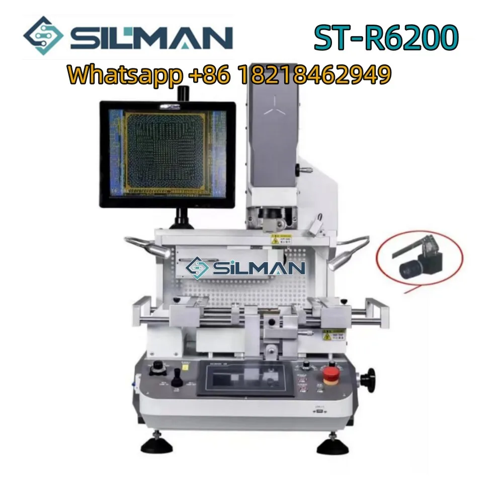 ST-R6200 BGA Rework Station Reparatur Telefon Mainboard TV IC Chips LED Digital Display Löten Reballing Maschine