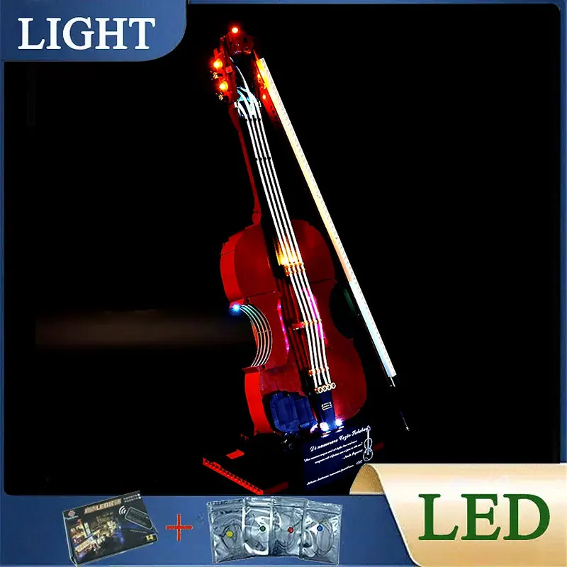 RC DIY LED Light Kit For LEGO 10224 Violin Building Block Set ( Only LED Light,Without Blocks Model)