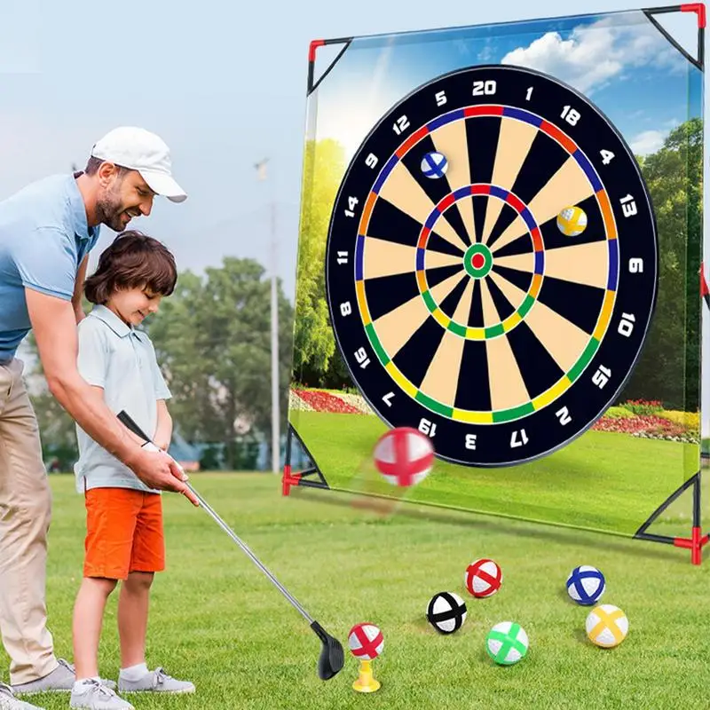 Battle Golf Chipping Game Golf Hitting Mat Sports Activities Putting Practice Toy Swing Training Tool for Home Backyard