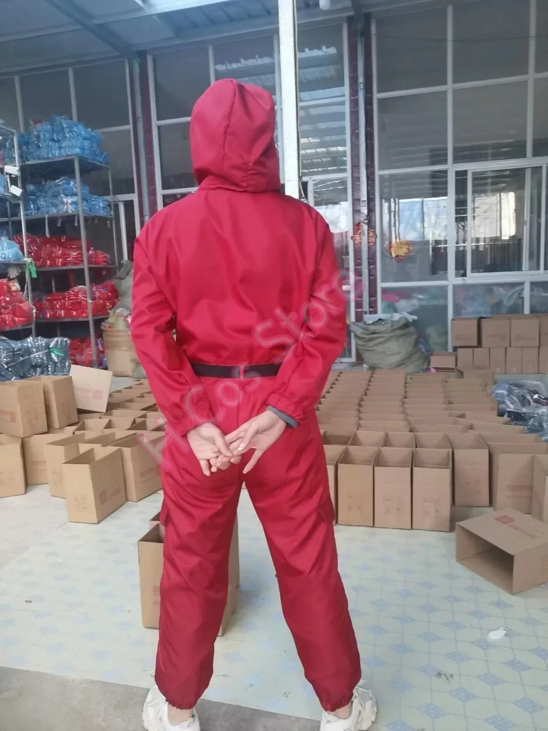 새로운 2026 할로윈 종이 노트 하우스 코스프레 게임 의류 성인과 어린이 역할 놀이 광대 Onesie 공연 의상 선물