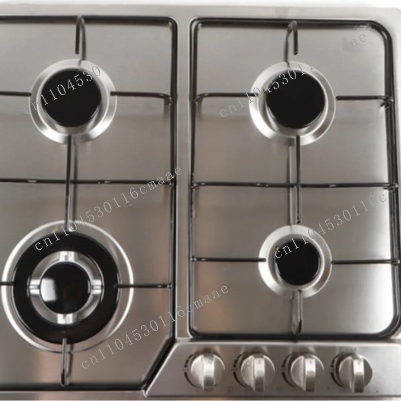 

4-Eye four-head stainless steel gas stove without flameout Household four-eye stove Multi-head stove