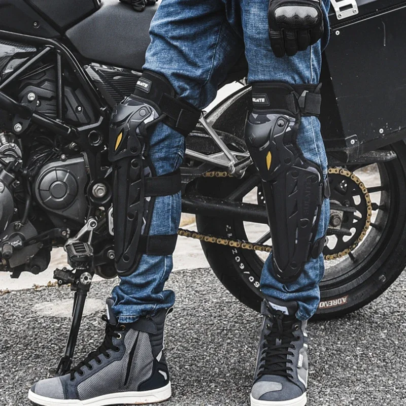 Ginocchiere per moto Protezioni per le gambe antivento e anticaduta Protezioni per gomiti e attrezzature per motociclisti fuoristrada