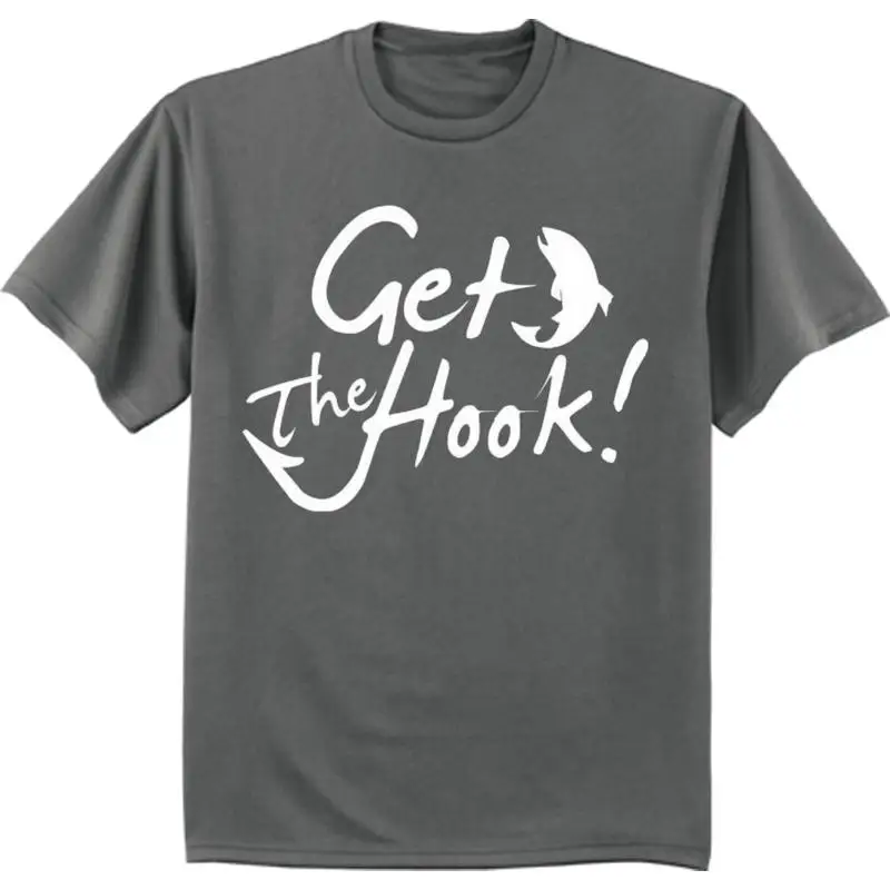 Funny Fishing T Shirt Get The Hook Mens