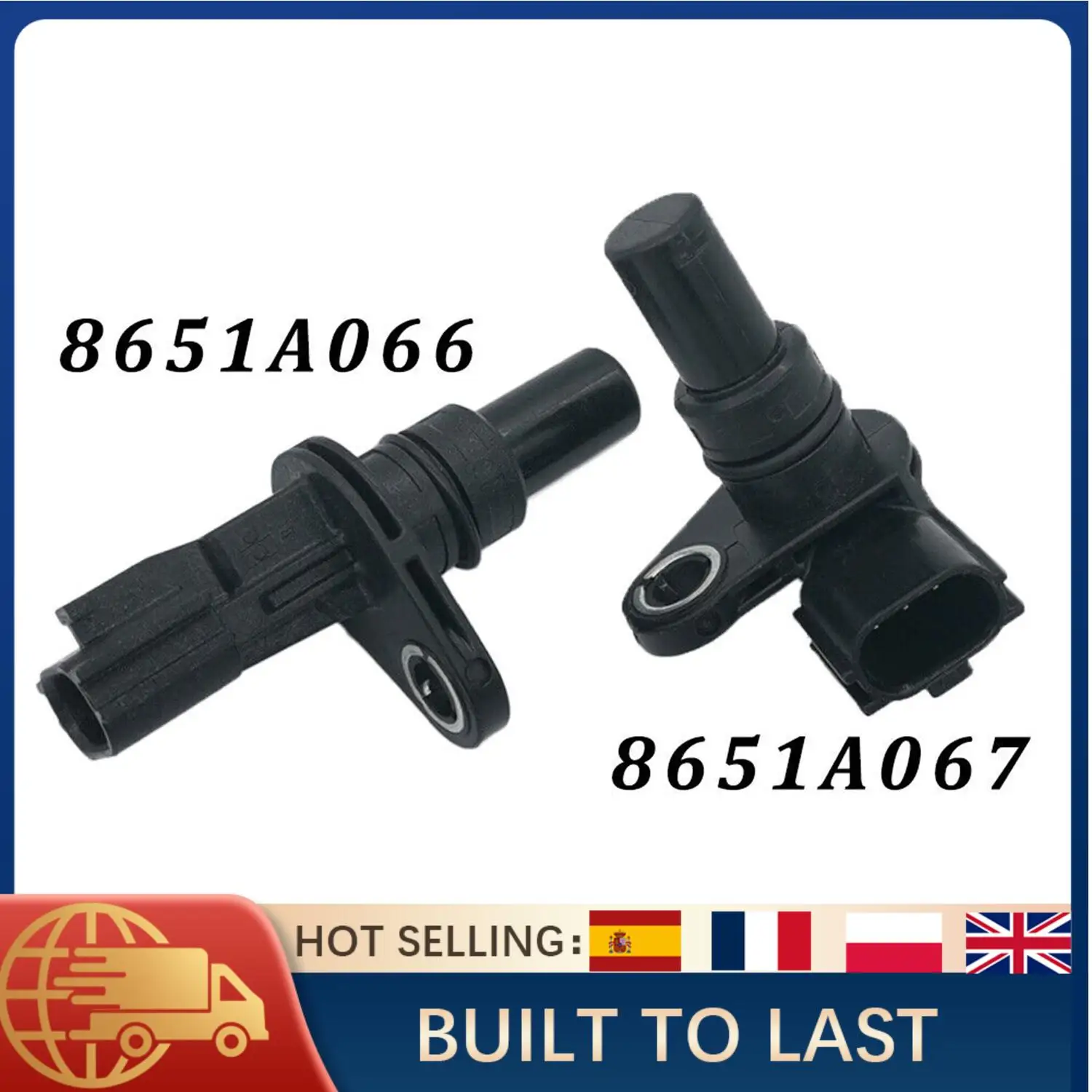 Transmission Input Output Speed Sensor Set for Mitsubishi Lancer Outlander 2.0L 2.4L Auto Gearbox OE 8651A066 8651A067 Parts