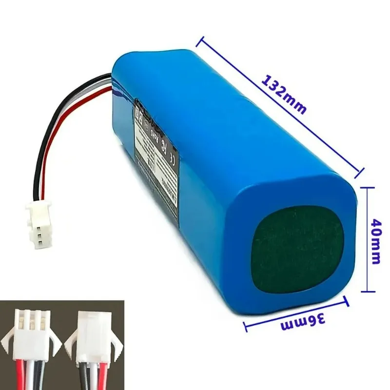 4S2P 14.4V 5200-9800mAh Li-ion Vacuum Cleaner Battery for Lydsto R1,Roidmi Eve Plus ,VIOMI S9 Proscenic M7 MAX, M7 Pro,M8 Pro,U6