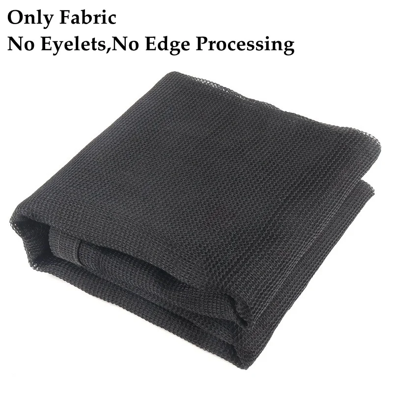 New 30~90% Shading Black Round Silk HDPE Mesh Fabric Agriculture Mono Sun Shade Net Garden Plants Cover Netting