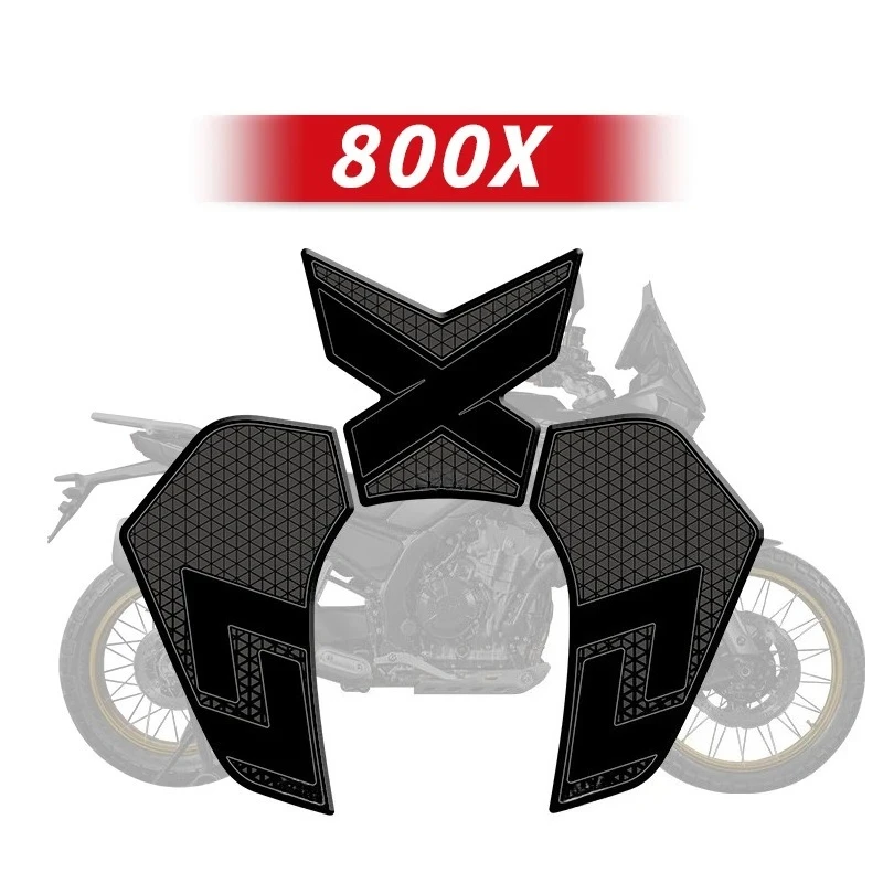 

For KOVE 800X Motorcycle Rubber Fuel Tank Decoration And Protection Stickers Pad Bike Colorful Decals Can Choose Style