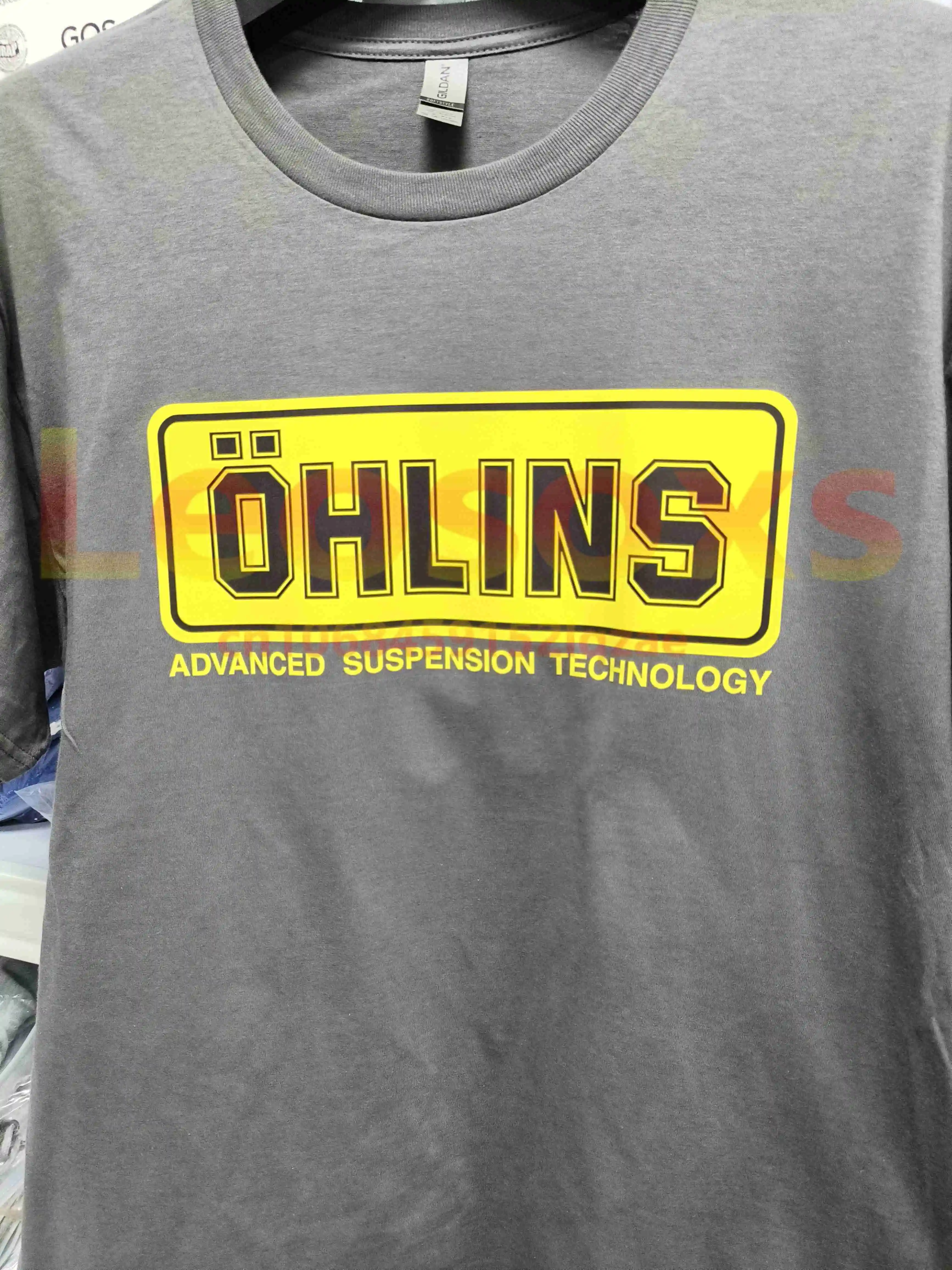 Humorous Men\'s Ohlins Sports Racing T-Shirt Pure Cotton Casual Impact RXF34 M.2 Extreme Sports Gift Short Sleeve