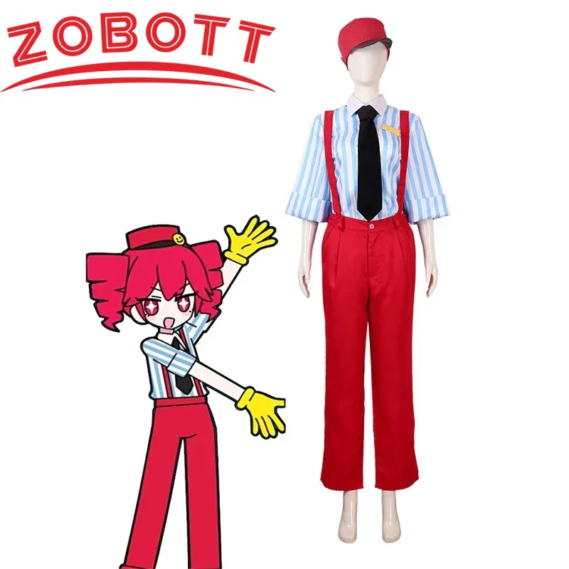 Neue Teto Cosplay Anime Vtuber Kostüm Outfit Uniform Halloween Party Kleidung für Frauen Halloween Outfit Tägliche Party