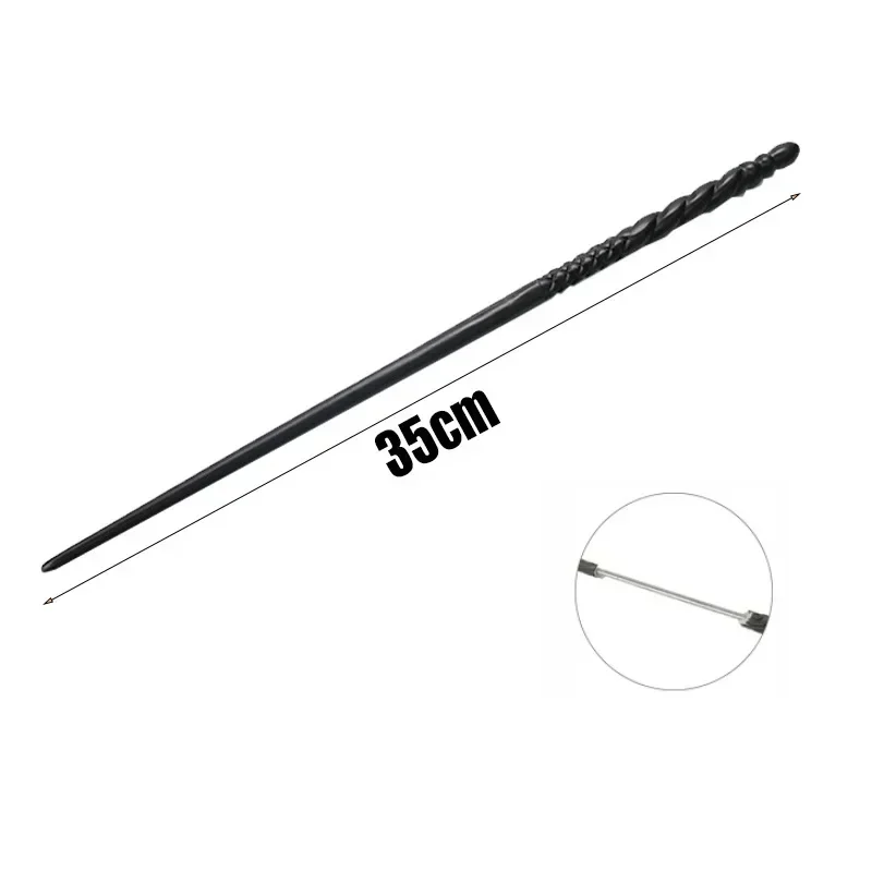 Neuer Anime-Cosplay-Metallstab, magischer Zauberstab, Harri-Dekoration, Spielzeugzubehör für Bacchetta Di, Plastik-Zauberstab. – Detail 16