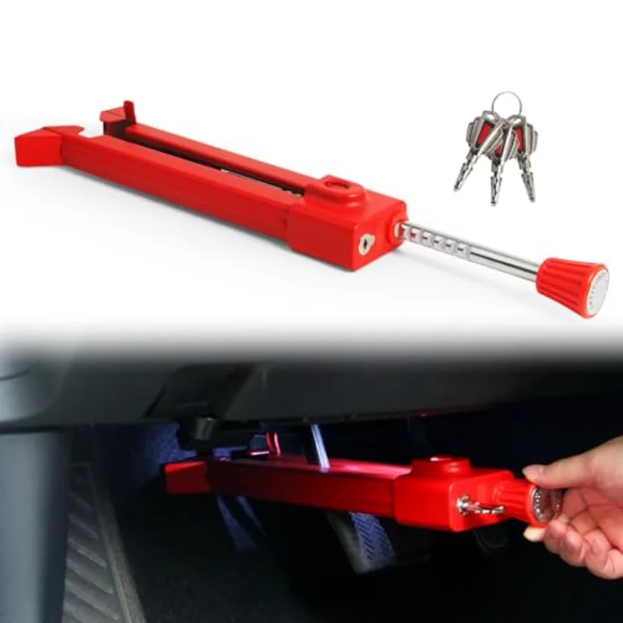 

Anti Theft Car Device Brake Pedal Lock for Car Security and Car Theft Prevention Device Tactical Pedal Lock Anti Theft Car SUV/