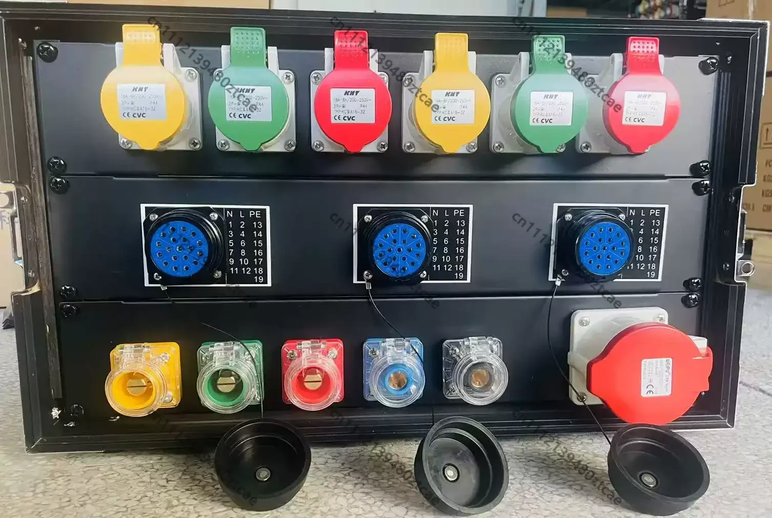 200A Input 19 Core Socket Stage Power Junction Box For Stage Lighting Audio Large Screen