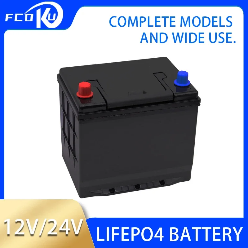 

New 12V 120Ah lithium iron phosphate battery portable solar energy storage 24V 60Ah large capacity lifepo4 battery pack