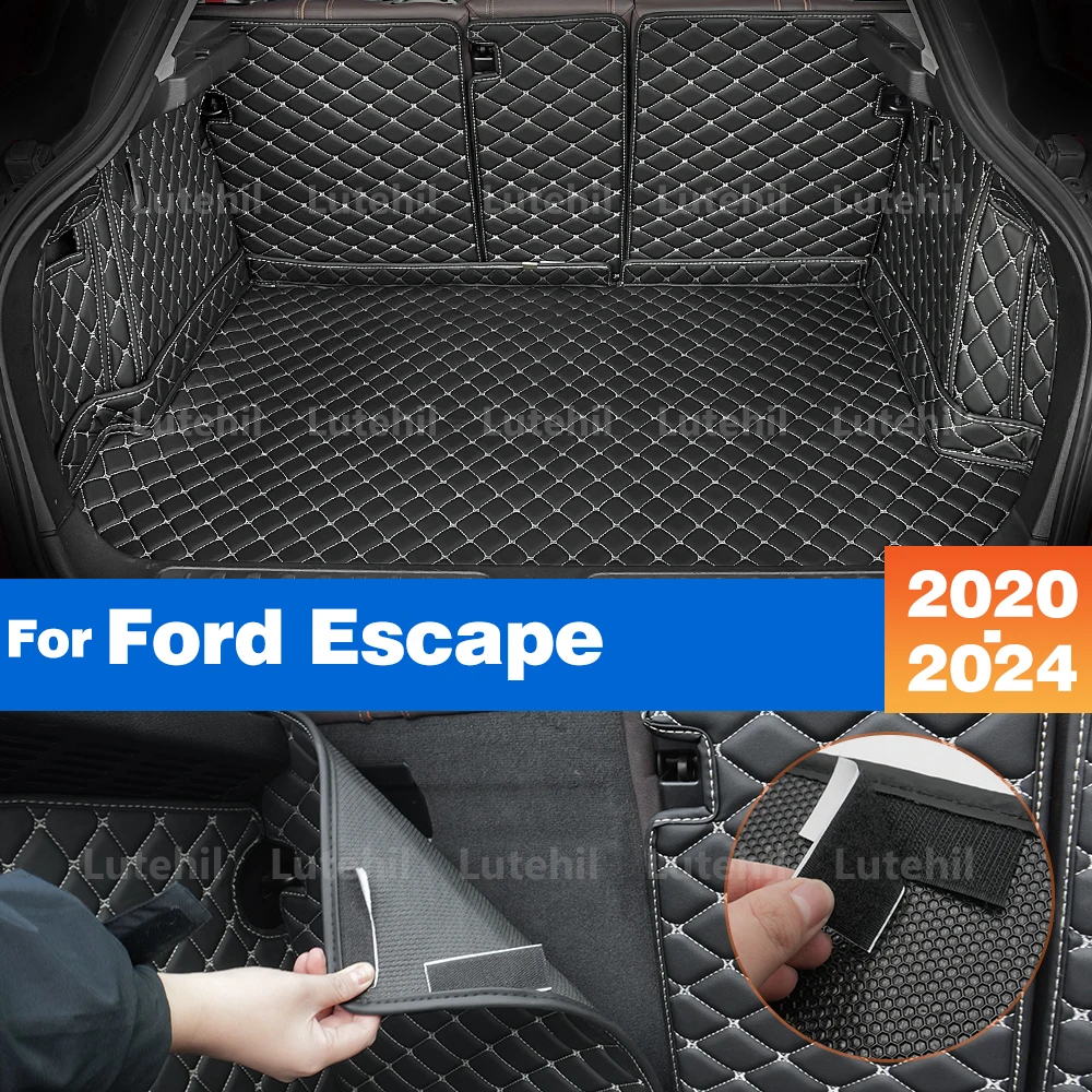 

For Ford Escape 2020-2024 23 22 Auto Full Coverage Trunk Mat Car Protective Pad Cargo Liner Interior Accessories