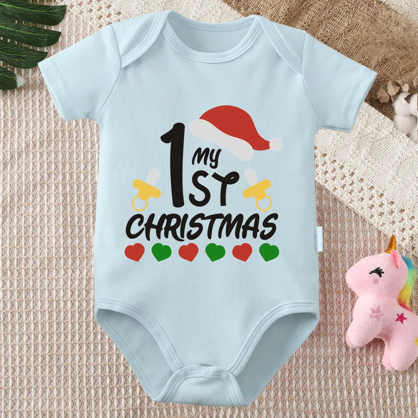 All Blue 100% Cotton Bodysuit Randomly Send 1PC Onesie Comfortable Cloth for Baby Jumpsuit for 0 To 12 Months Newborn
