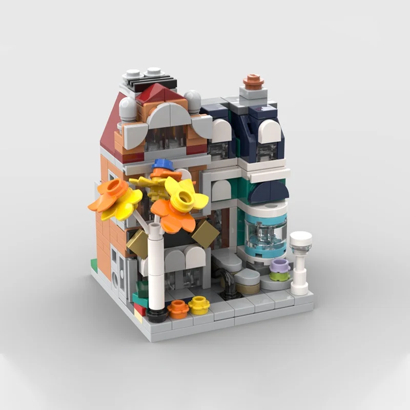 312 قطعة MOC صغيرة وحدات الكتب نموذج مصغر اللبنات تجميع فكرة هدايا عيد الميلاد التعليم لعبة الطوب عيد ميلاد الاطفال