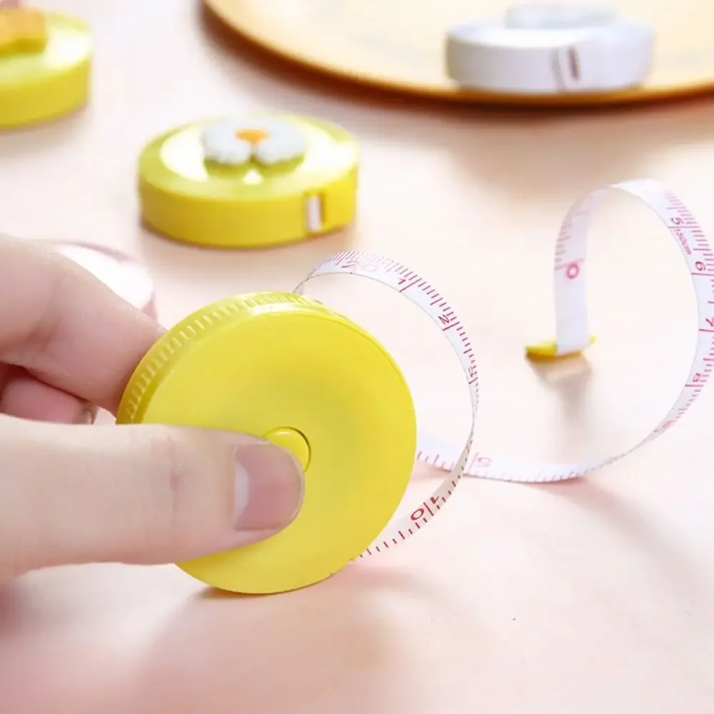 Mini Cartoon Tape Meter Tape Colorful Tailor Ruler Kawaii Measuring Clothing Size Tape Measure Portable Sewing Tools