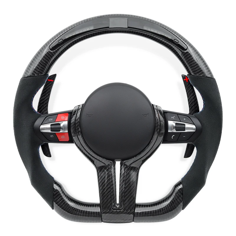 

M Sport LED Carbon Fiber Alcantara Steering Wheel for BMW F06 F10 F11 F20 F21 F22 F30 F31 F32 F34 F36 F80 F82 F87 M2 M3 M4 M5 M6