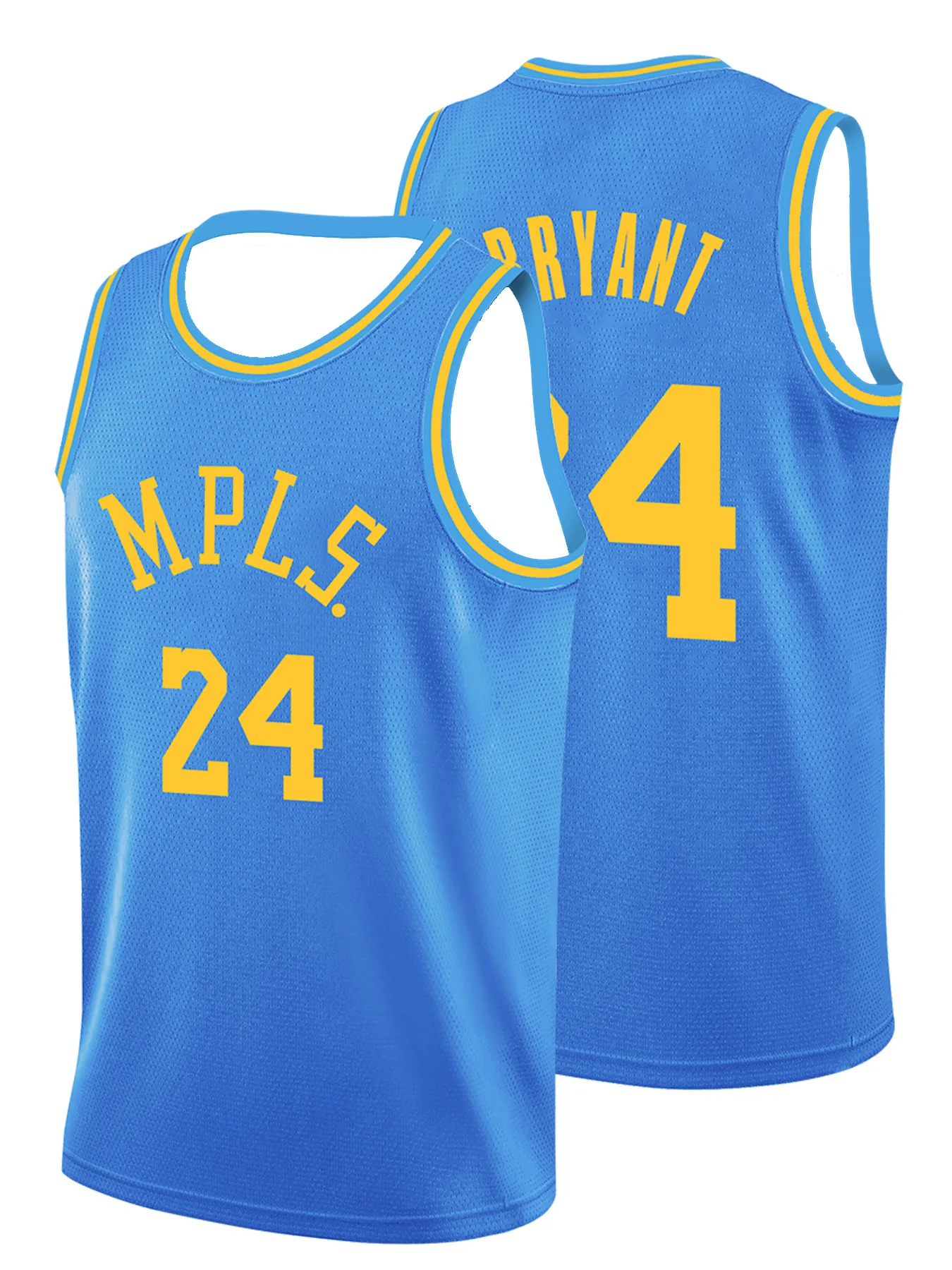 

New Men's #24 Basketball Jersey, Retro #24 & Letters, Loose 4-Season, Machine Washable, Training/Games/Daily Hot Sale