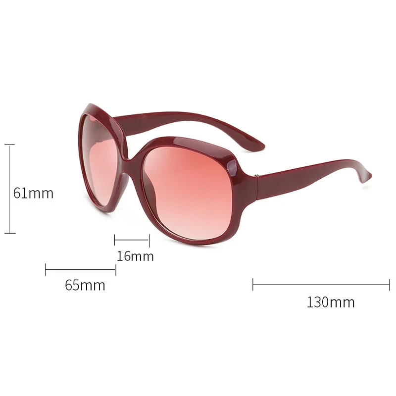 Nuovi occhiali da sole di forma ovale con montatura grande occhiali da sole di moda firmati da donna occhiali da viaggio all\'aperto UV400 Gafas De