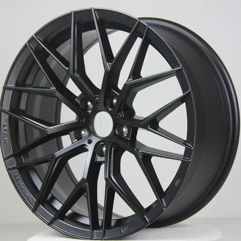 Oem personalizado preto 17-20 Polegada jantes de carro esportivo 5 furos fundição cubo de roda de liga de alumínio 5x112 120 compatível para tesla honda